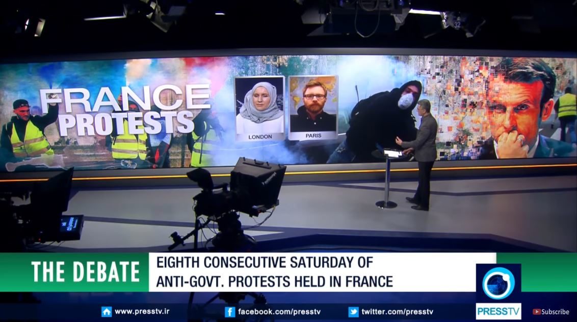 Click to enlarge Niall Presstv yellow vests