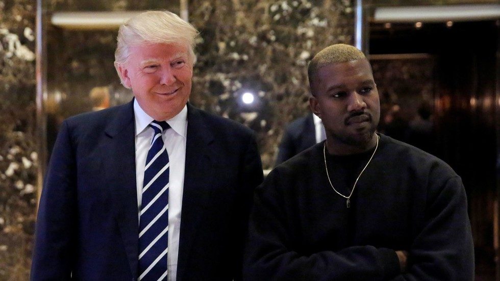 Click to enlarge Trump and Kanye