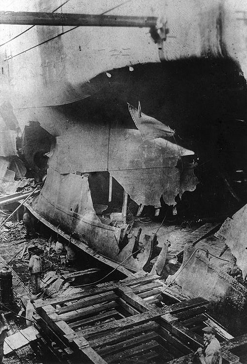 USS West bridge