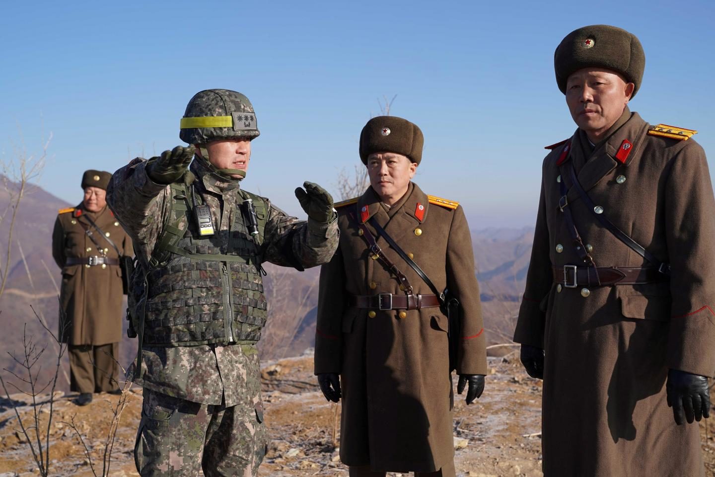 north south korea military border dmz