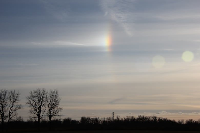 Sun dog over SW, ON, CA