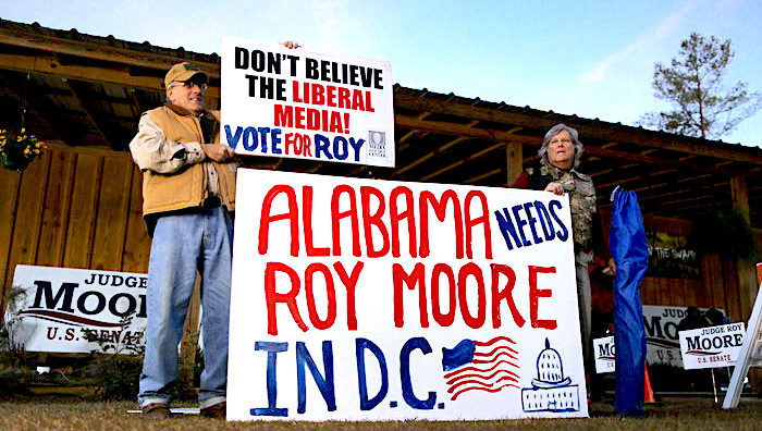 RoyMoore supporters