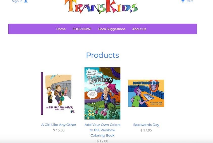 TransKids website
