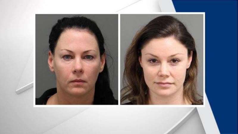 Amber Harrell (left) and Jessica Fowler (right) sexual assault bar
