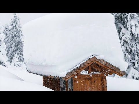 Huge amounts of snow in Austria