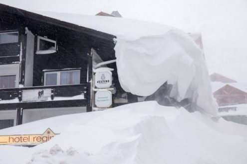 Extreme snow conditions in Obertauern