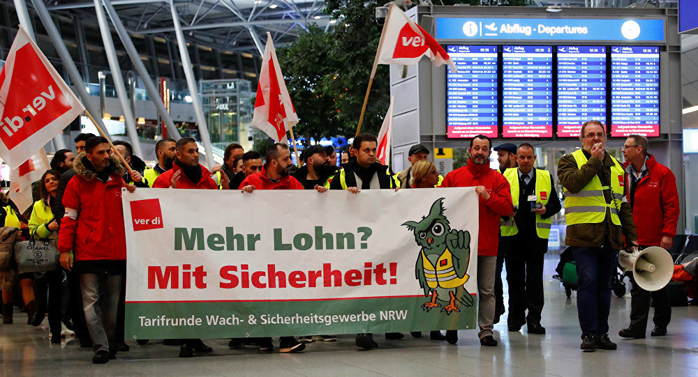 german airport strike