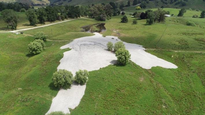 The eruption was in a remote area, about 150 metres from the nearest house.