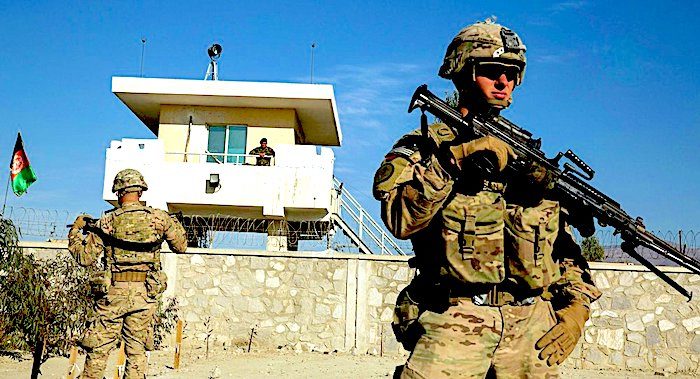 US army Afghan post