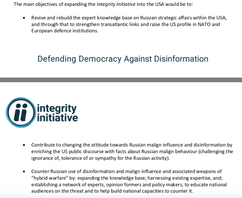 Integrity Initiative document