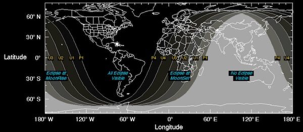 lunar eclipse path