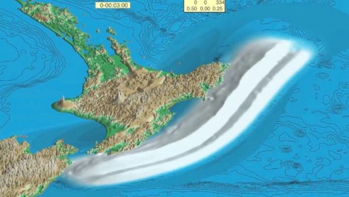 subduction tsunami Hikurangi