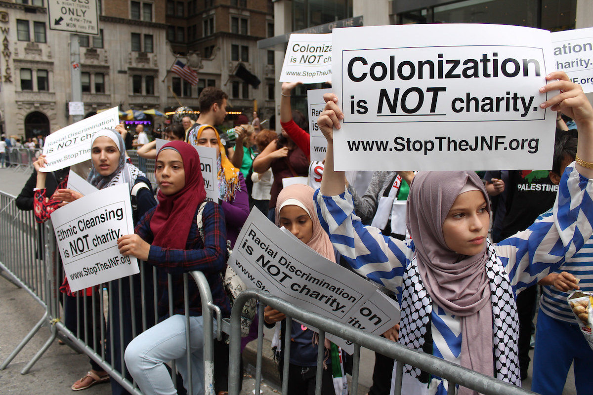 New york protest palestinian rights