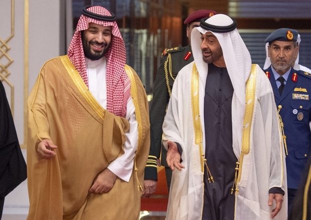 Click to enlarge Mohammed bin Salman Mohammed bin Zayed