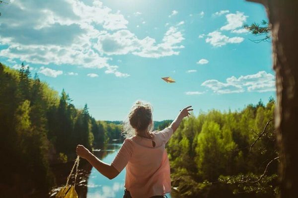 Woman in nature