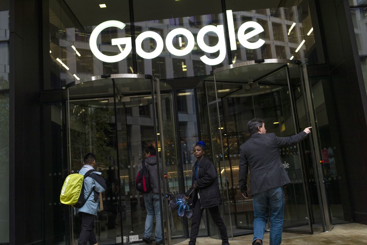 Click to enlarge Google’s UK headquarters