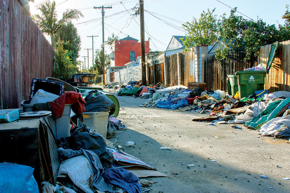 Click to enlarge Penmar homeless camp venice beach
