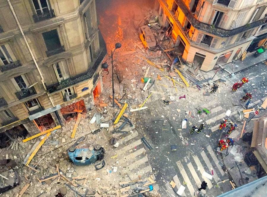 Paris bakery explosion