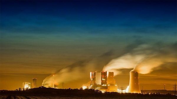 Russian coal factory