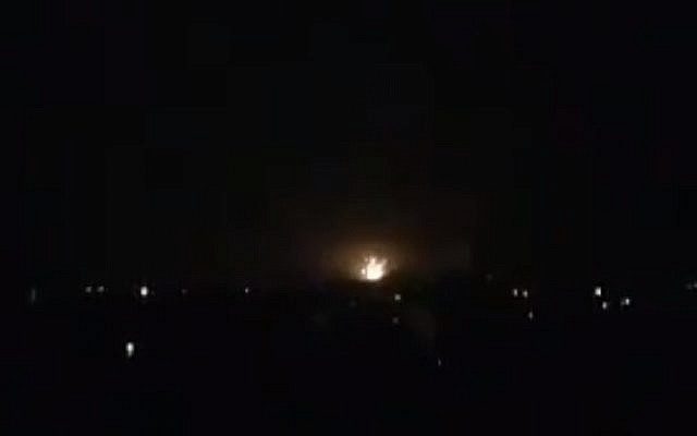 israel syria bomb
