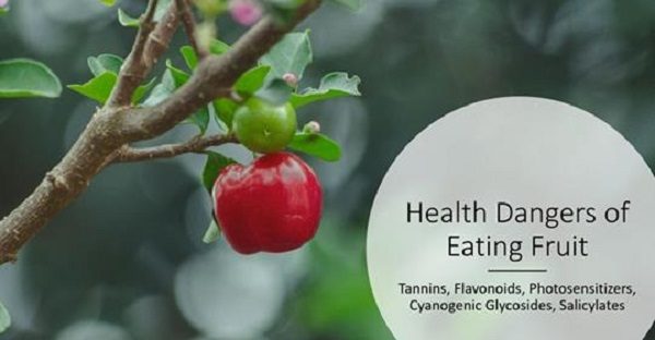 health dangers eating fruit