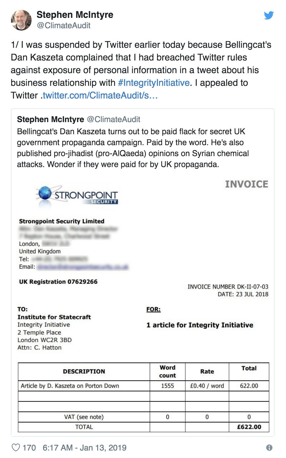 Twitter climateaudit