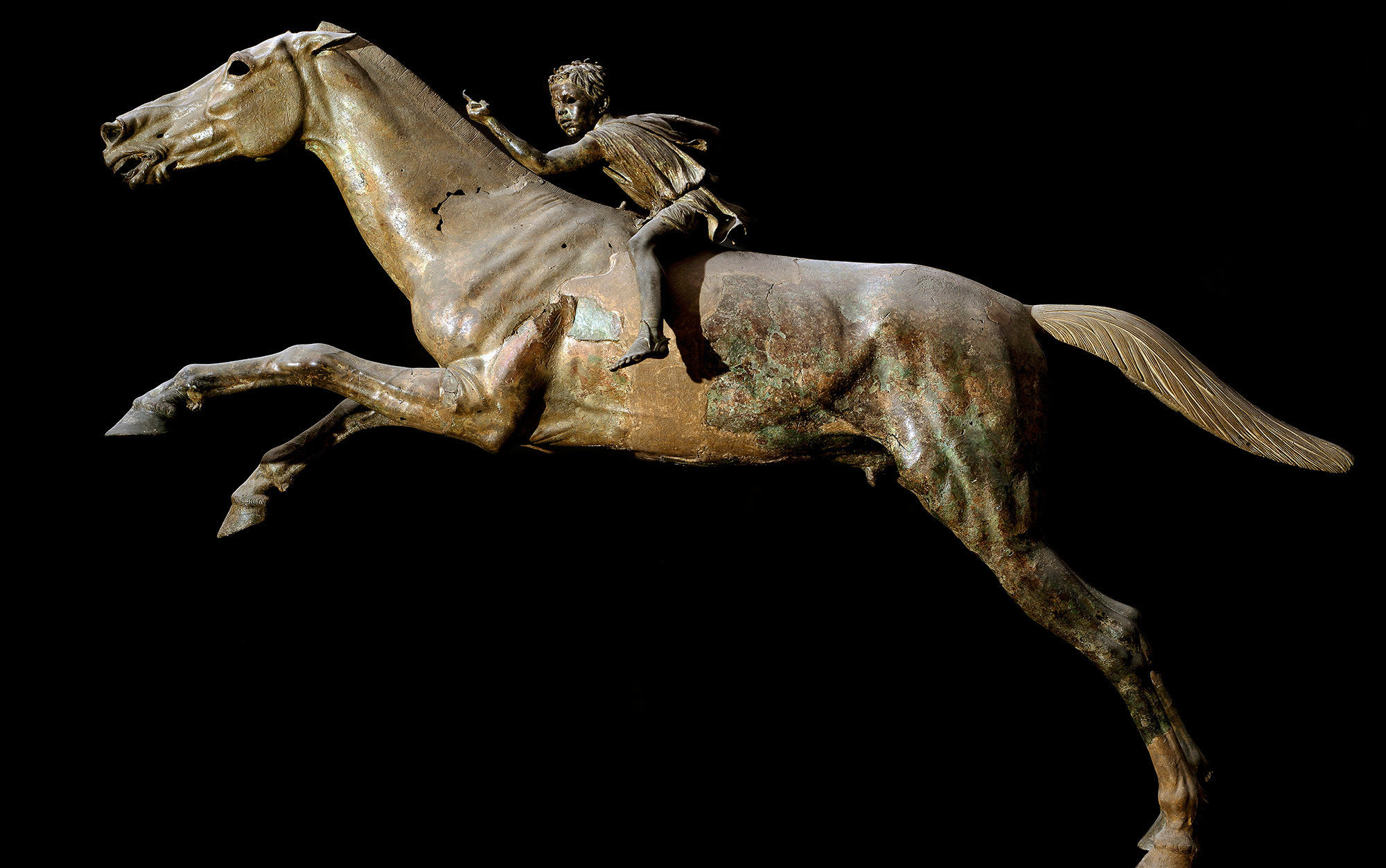 Click to enlarge xenophon horse sculpture