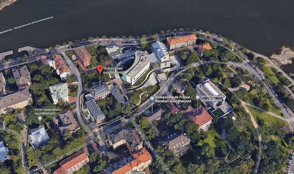 US embassy complex in Helsinki
