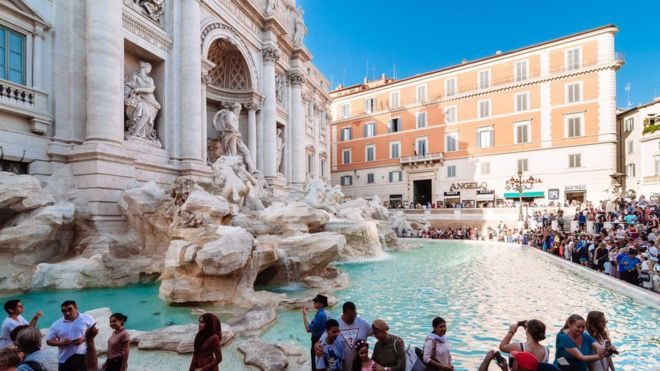 Click to enlarge Rome Trevi Fountain