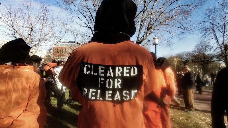 Click to enlarge Gitmo protest