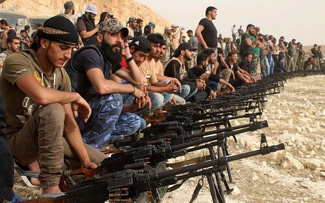 rebel fighters in Syria