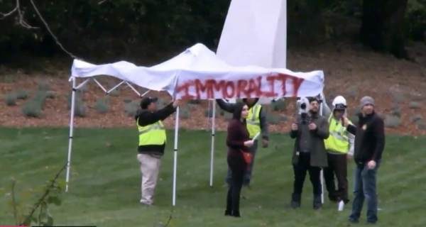 Pelosi sanctuary camp