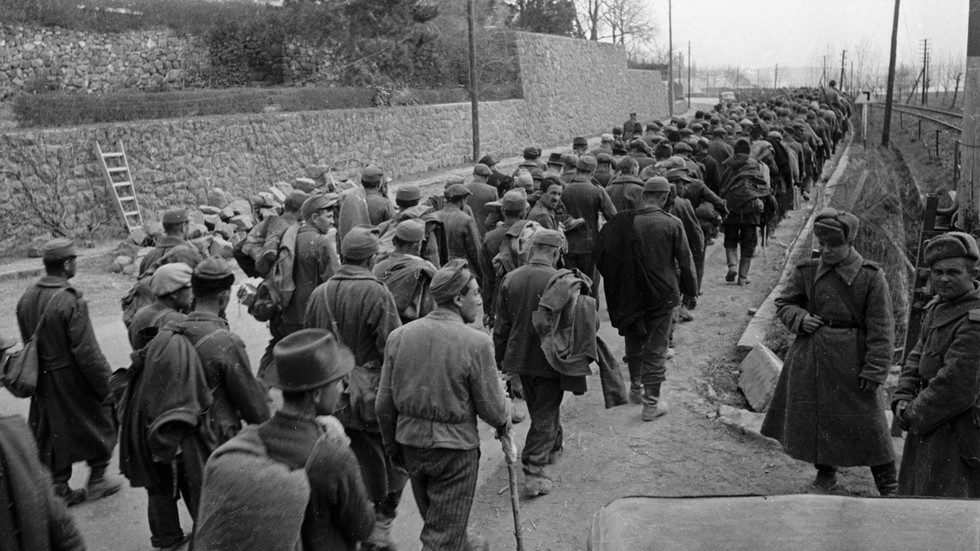 Hungarian soldiers allied with Nazi Germany