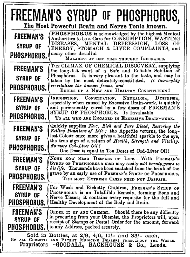 Click to enlarge phosphorous advert