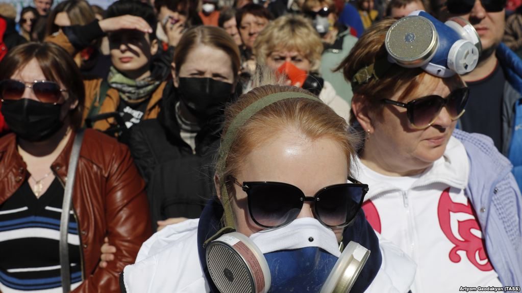 russian protesters