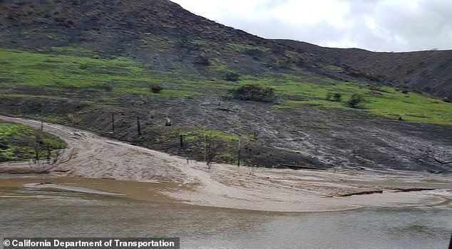 Click to enlarge mud flow block highway