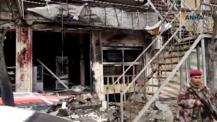 Click to enlarge ISIS suicide attack Manbij Jan 16 2019