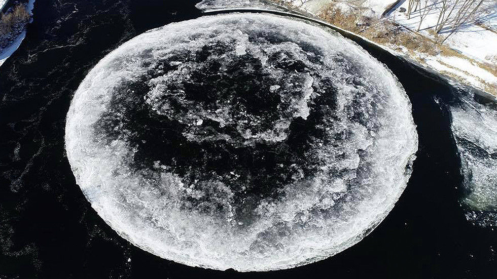 spinning ice disk maine