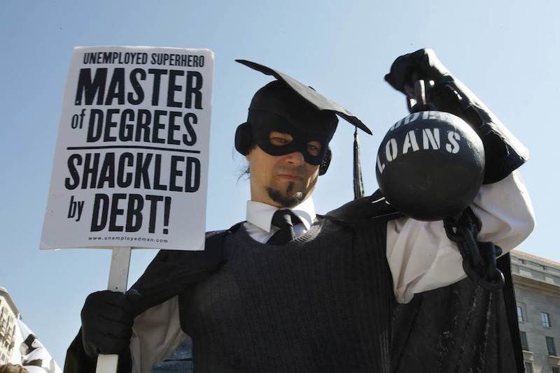 Click to enlarge student debt