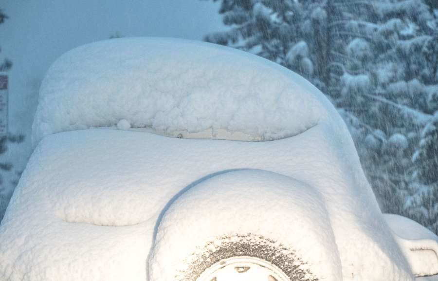 Heavenly Mountain reported 12 inches of snow in 24 hours Thursday morning.