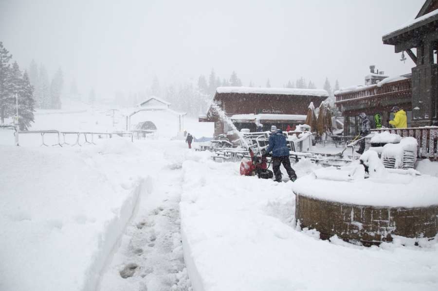 Northstar reported 26 inches of snow in 24 hours Thursday morning.