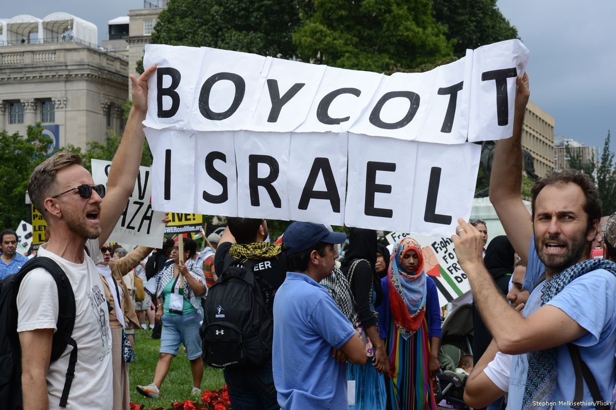 Click to enlarge boycott israel BDS