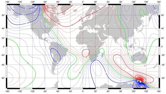 Click to enlarge magnetic declination navigation
