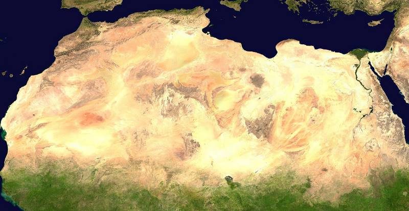 sahara desert greening vegetation