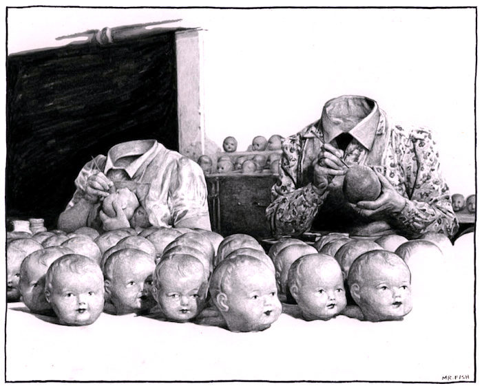 headlessworkers drawing