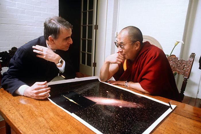Carl Sagan and Dalai Llama