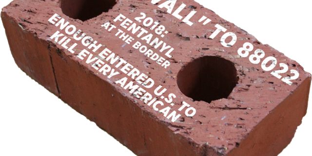 Trump Pelosi Schumer bricks