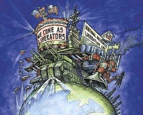 Click to enlarge Liberators cartoon