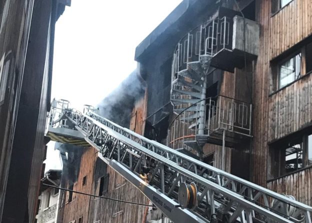 Courchevel   fire