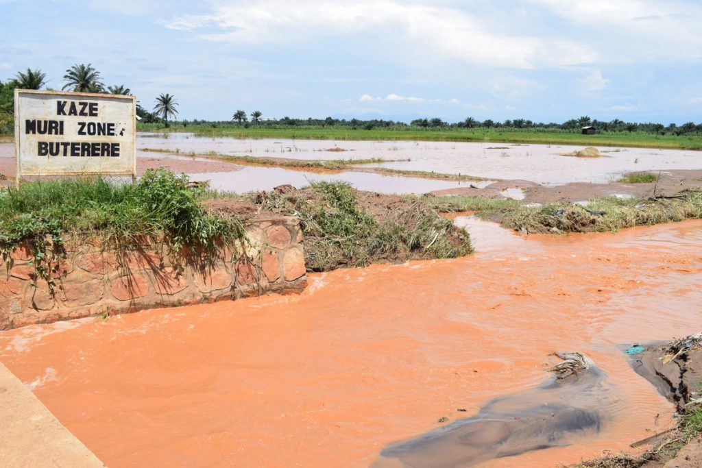 Floods affected several communes of Bujumbura,